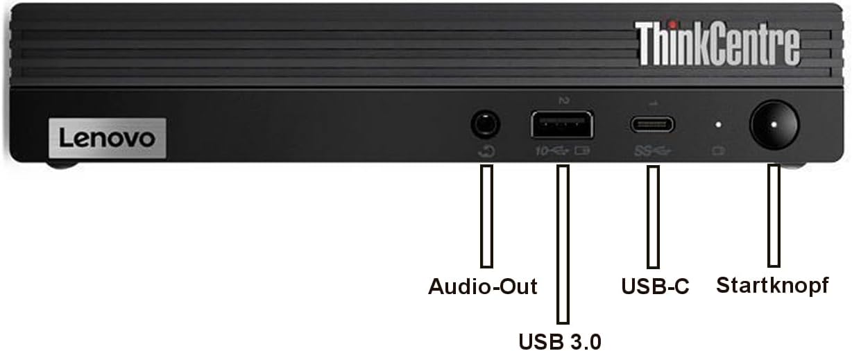 Lenovo ThinkCentre M715q Mini PC Business Office Multimedia Computer mit 3 Jahren Garantie! | AMD Ryzen5 3400GE, 8 Threads, 4 GHz | Vega 11 | 16 GB DDR4 | 512 GB SSD | USB3 | Windows 11 Prof. | 7785