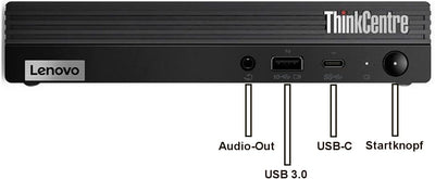 Lenovo ThinkCentre M715q Mini PC Business Office Multimedia Computer mit 3 Jahren Garantie! | AMD Ryzen5 3400GE, 8 Threads, 4 GHz | Vega 11 | 16 GB DDR4 | 512 GB SSD | USB3 | Windows 11 Prof. | 7785