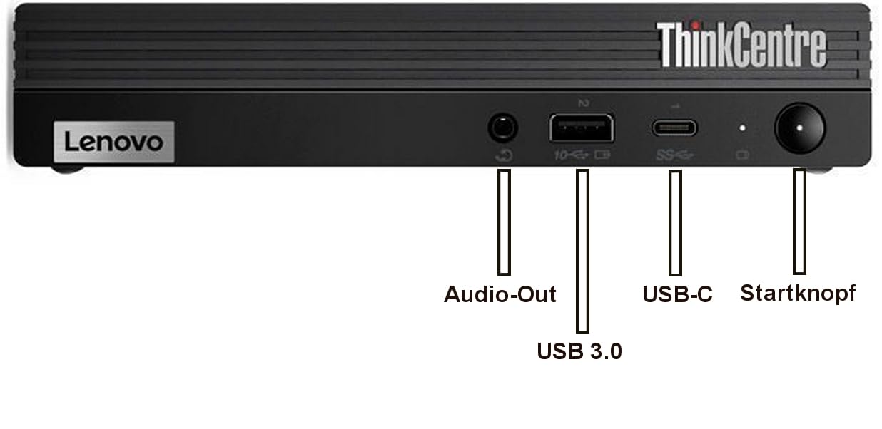 Lenovo ThinkCentre M715q Mini PC Business Office Multimedia Computer mit 3 Jahren Garantie! | AMD Ryzen5 3400GE, 8 Threads, 4 GHz | Vega 11 | 16 GB DDR4 | 512 GB SSD | USB3 | Windows 11 Prof. | 7785