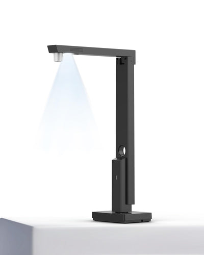 CZUR 8MP USB-Dokumentenkamera und Visualizer, A4 Dokumentenscanner tragbarer Scanner, für Lehr- und Klassenzimmer, Home-Office, kompatibel mit Windows, macOS (Lens800)