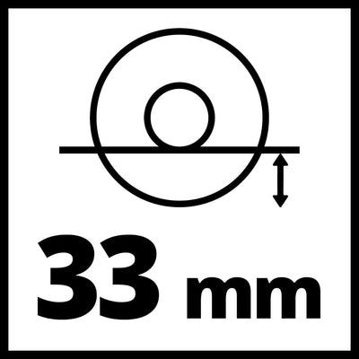 Einhell Winkelschleifer TC-AG 125 (850W, 12.000 1/min Drehzahl, 125mm Scheiben-ø, Scheibenschutz, Spindelarretierung, flacher Aluminium-Getriebekopf)