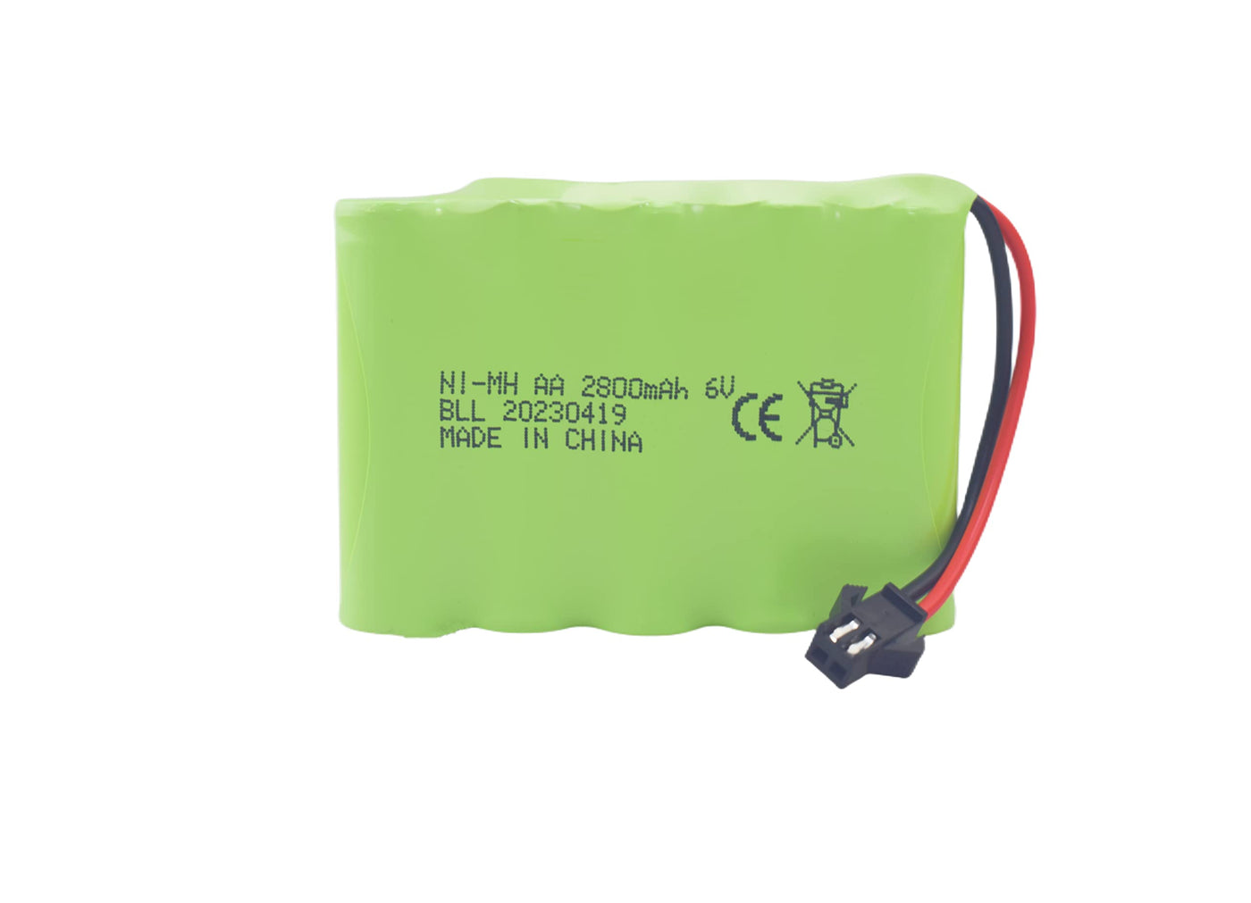 ZYGY 2PCS 6.0V 2800mah AA Akku mit SM-2P Stecker und USB Ladekabel für TB141 TB142 DE37 RC Fernbedienung Auto Spielzeug Auto Bagger LKW Engineering Fahrzeug