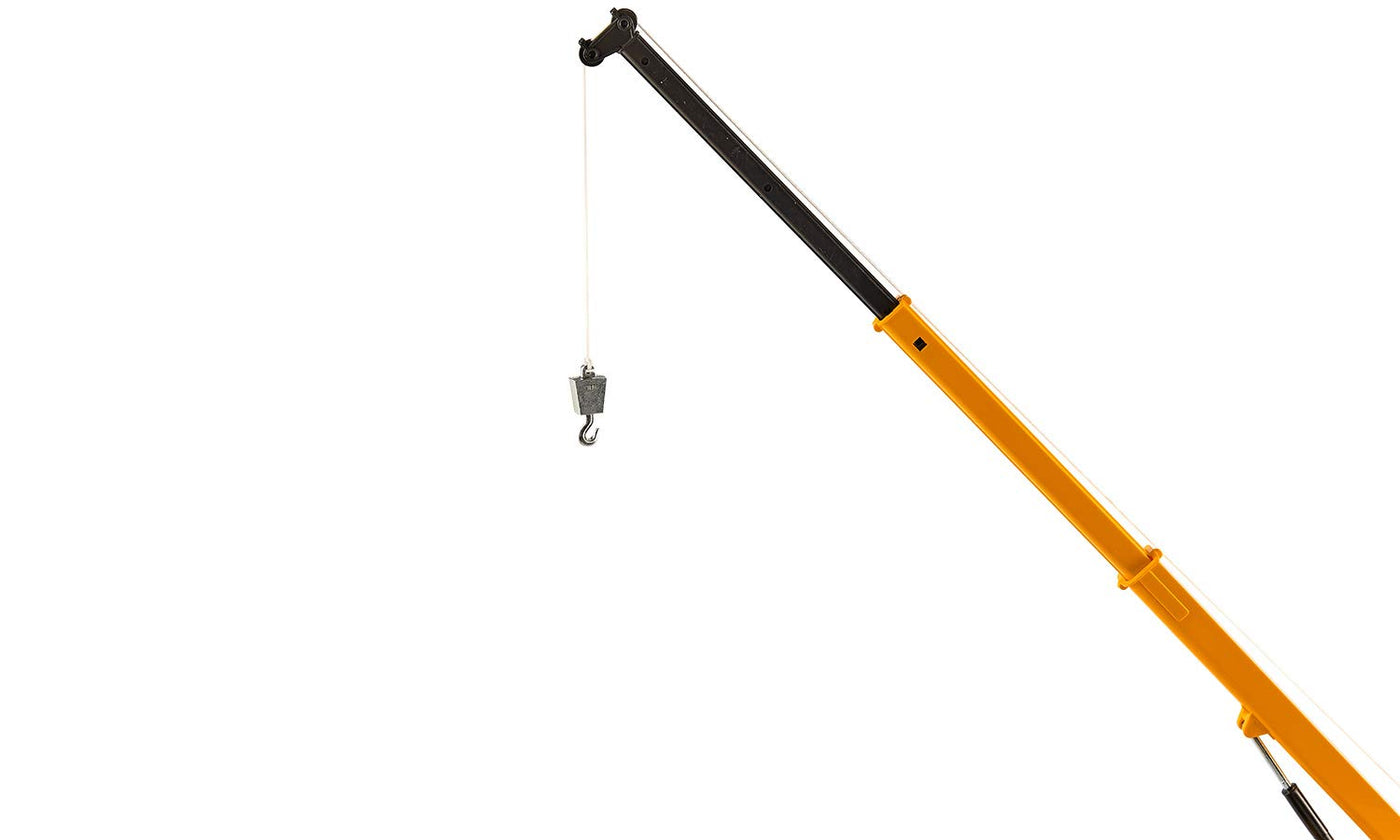 siku 2110, Kranwagen, 1:55, Metall/Kunststoff, Gelb, Teleskopierbarer Ausleger
