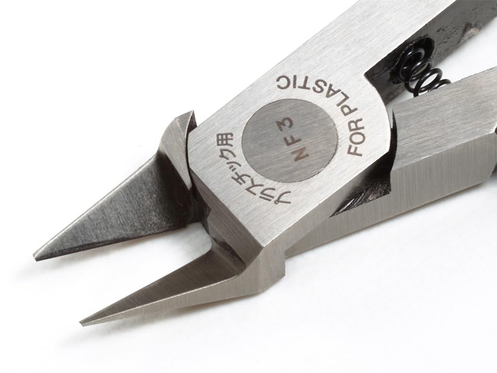 TAMIYA FBA_74123-000 300074123 Seitenschneider Fein/Spitz Kunststoff, hochwertiges Modellbau Werkzeug aus Edelstahl, präzises Ausschneiden von kleinen Kunststoffteilen, 74123