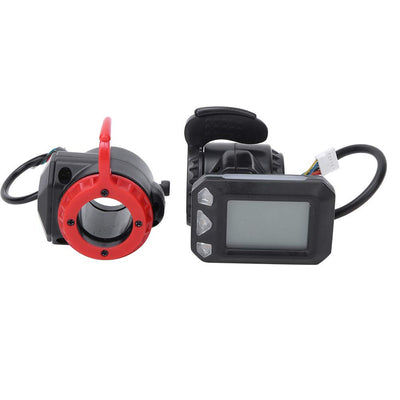 Alomejor 5,5 Zoll Fahrrad Controller Set, Regler + Gas + Bremskombination Eingestellt Für (Controller + Throttle + Brake)