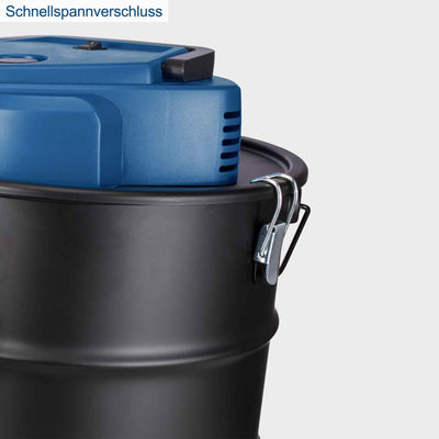 Scheppach AVC20 Aschesauger für Kamin - mit Filterreinigungsfunktion Ruß Staubsauger Kaminsauger Aschestaubsauger Kaminstaubsauger - für Grill Ofen | 20L Metallbehälter | 1200W Leistung