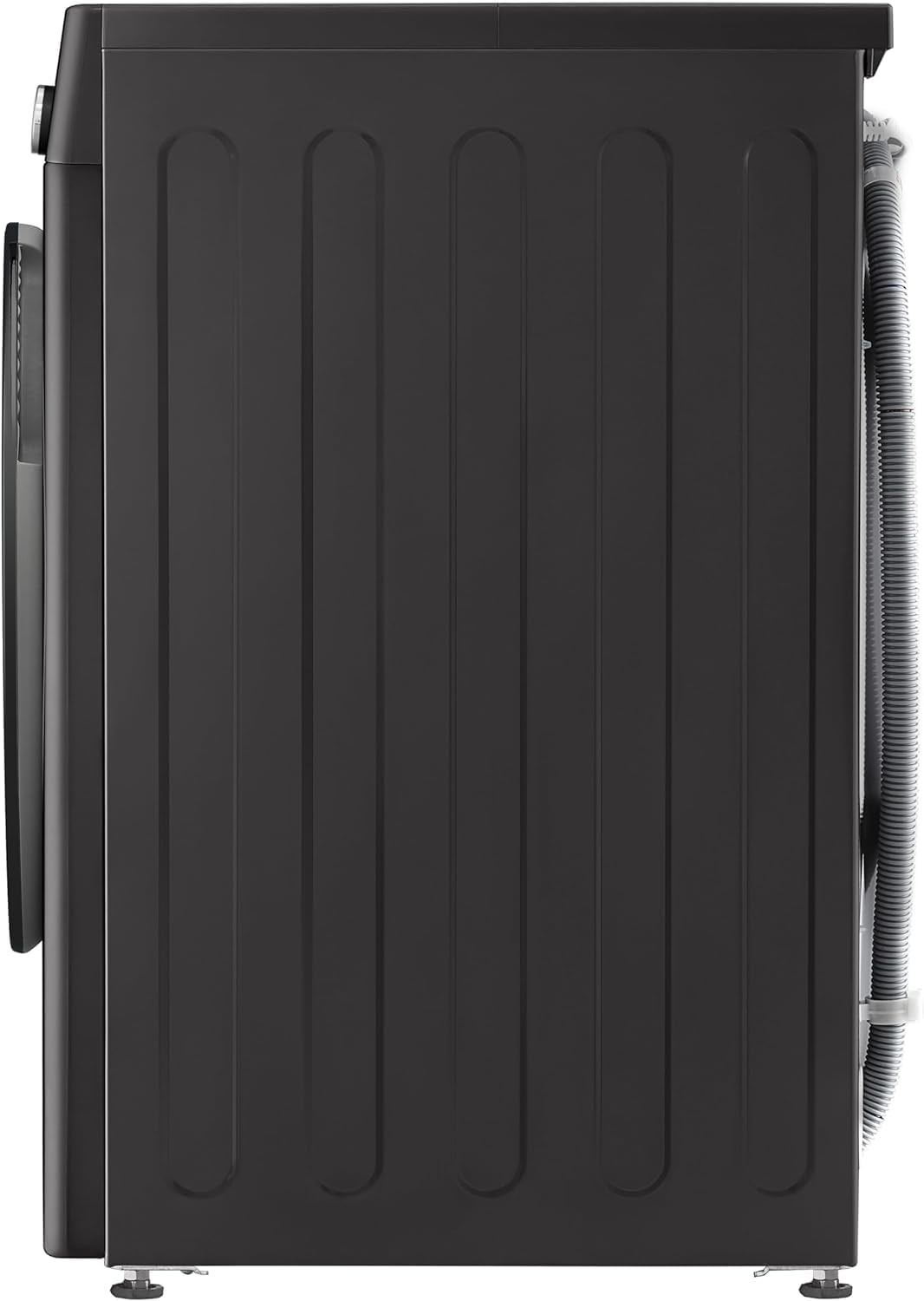 LG W4WR70E6YB, Frontlader-Waschtrockner 11 - 6 kg, Klasse A/D, 60x62x85 cm, Wi-Fi, AI Direct Drive, Tiefenreinigung mit Dampf, TurboWash 360, Große Kapazität, Außentür aus gehärtetem Glas, Schwarz