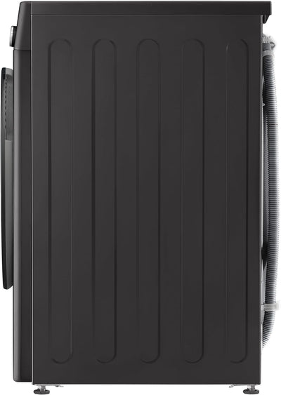 LG W4WR70E6YB, Frontlader-Waschtrockner 11 - 6 kg, Klasse A/D, 60x62x85 cm, Wi-Fi, AI Direct Drive, Tiefenreinigung mit Dampf, TurboWash 360, Große Kapazität, Außentür aus gehärtetem Glas, Schwarz