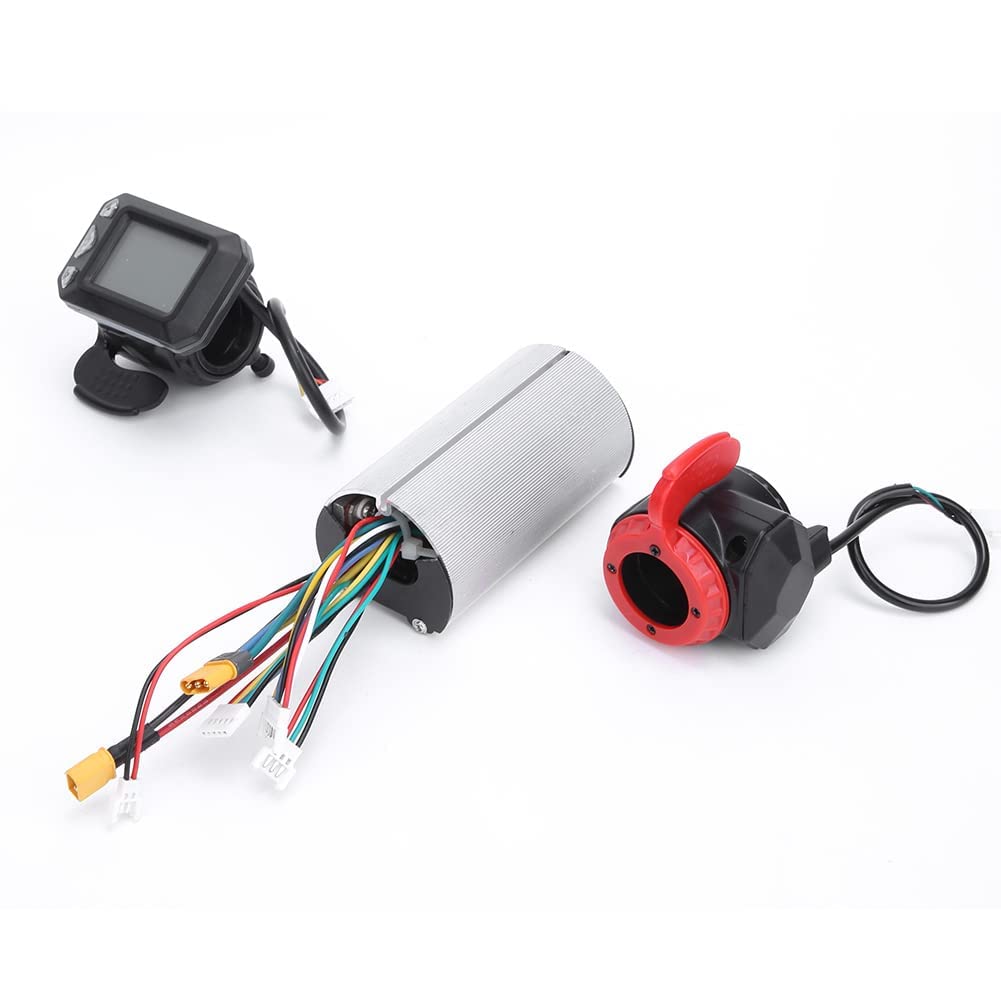 Alomejor 5,5 Zoll Fahrrad Controller Set, Regler + Gas + Bremskombination Eingestellt Für (Controller + Throttle + Brake)