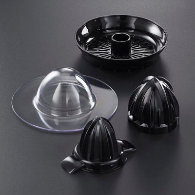 Russell Hobbs Orangenpresse & Zitruspresse elektrisch [links-& rechtsrotierend, 2 Presskegel für Zitronen/Orangen] Edelstahl (Tropf-Stopp-Funktion, spülmaschinenfest, BPA-frei) Saftpresse 22760-56