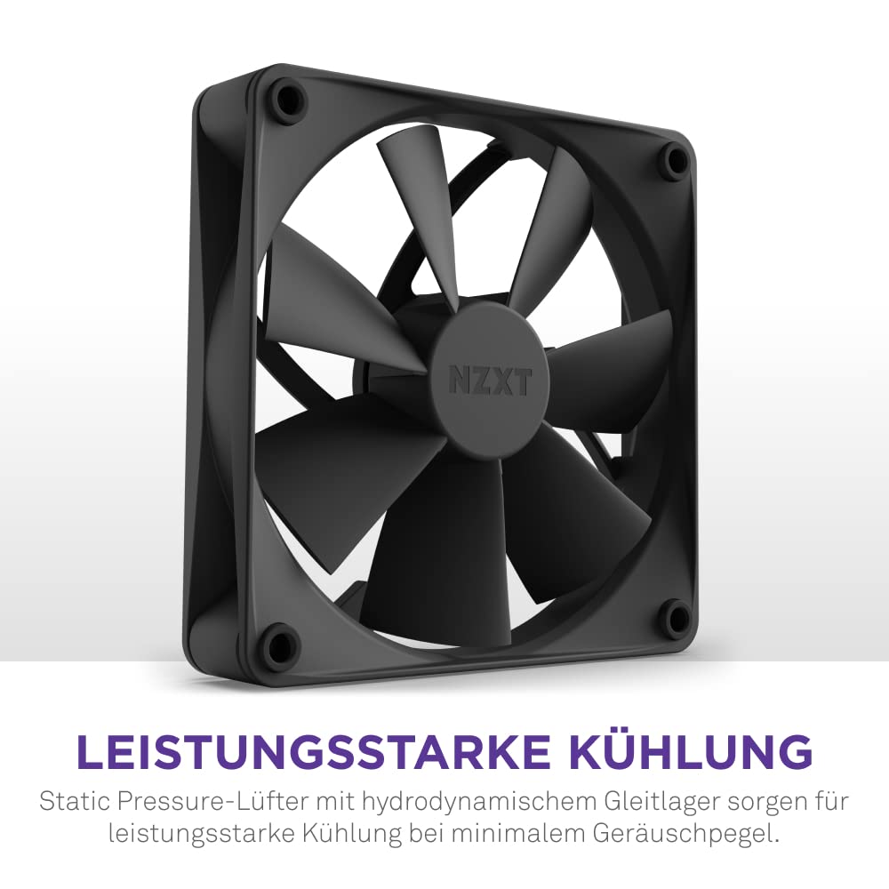 NZXT Kraken 240 - RL-KN240-B1-240mm AIO CPU Wasserkühlung - 1,54" LCD Display 240x240-2x120mm PWM Fans - EIN Breakoutkabel zur einfachen Installation - Schwarz