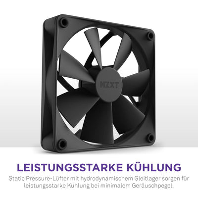 NZXT Kraken 240 - RL-KN240-B1-240mm AIO CPU Wasserkühlung - 1,54" LCD Display 240x240-2x120mm PWM Fans - EIN Breakoutkabel zur einfachen Installation - Schwarz