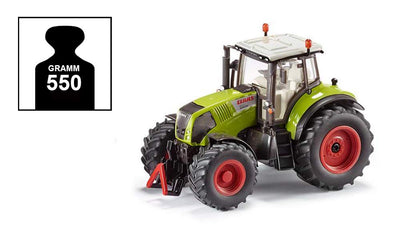 siku 6882, Ferngesteuerter Claas Axion 850 Traktor, 1:32, Inkl. Fernsteuermodul, Metall/Kunststoff, Grün, Batteriebetrieben, Kompatibel mit Anbaugeräten
