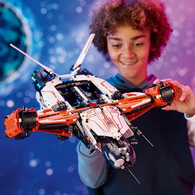 LEGO Technic VTOL-Schwerlastraumfrachter LT81, Space Bauset, Weltraum-Spielzeug, Raumschiff, Spielset mit Mini-Rover, Geschenk für Jungen & Mädchen ab 10 Jahren 42181