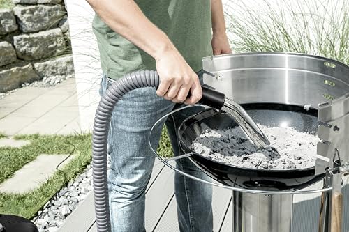 Kärcher AD 2 Aschesauger und Trockensauger perfekt für die Kaminreinigung und Pelletofen Reinigung (mit Filterreinigung, 14-Liter-Metallbehälter, Reinigung ohne Schmutzkontakt), Schwarz