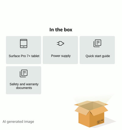 2021 Microsoft Surface Pro 7+ mit Intel Core i5-1135G7 (12,3-zoll, 8GB RAM, 128GB SSD) Platin (Generalüberholt)