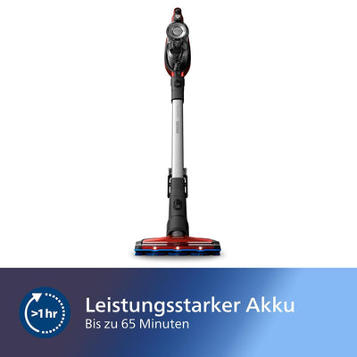 PHILIPS SpeedPro Max Kabelloser Staubsauger – 2-in-1-Gerät, Staubsauger und Handstaubsauger, bis zu 65 Minuten Laufzeit, 360-Grad-Saugdüse (XC7042/01)