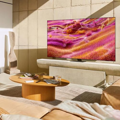 Samsung Neo QLED 4K QN90F 55 Zoll (138 cm) Mini LED, UHD Fernseher, NQ4 AI Gen3 Prozessor, Glare Free, Neo Quantum HDR+, 4K Upscaling Pro, Dolby Atmos, Knox Security, Samsung Vision AI Smart TV (2025)