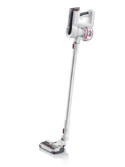 SEVERIN Akku Staubsauger kabellos 60 Min Laufzeit, 23Kpa/400W 2-in-1 Staubsauger für Tierhaare, ultraleicht & beutellos für Teppich, Hartböden & Auto, HV 7166