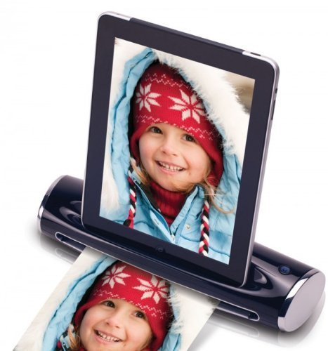 Mustek S400 Dockingstation und Mobiler Scanner (300dpi) für Apple iPad schwarz