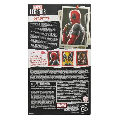 Marvel Legends Series Deadpool, Deadpool & Wolverine Action-Figur (Skala 15 cm), Sammlerobjekt für Erwachsene