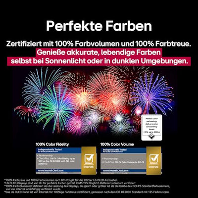 LG OLED65G59LS TV 65 Zoll (165 cm) 4K OLED evo AI TV (α11 Gen2 4K AI Prozessor, webOS 25, 120Hz (VRR bis zu 165Hz)) [Modelljahr 2025]