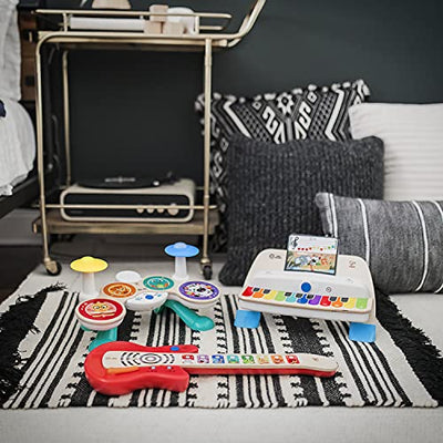 Baby Einstein, Together in Tune, Connected Magic Touch, Holz Schlagzeug, Musikinstrumente, 4 Spielmodi und 10 Melodien, Lautstärkeregler, Holzspielzeug für Kinder, ab 12 monat