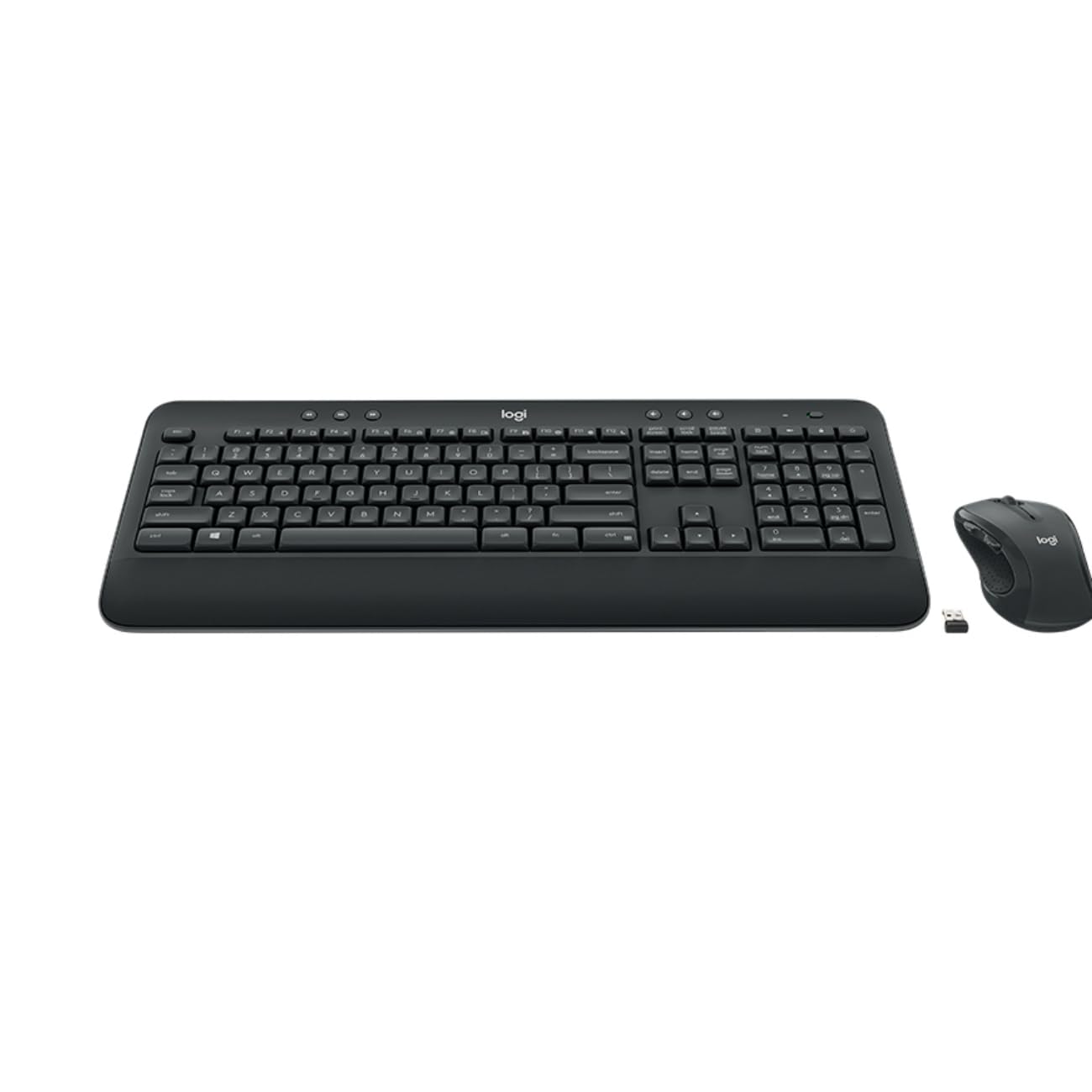 Logitech MK545 Advanced Wireless Keyboard and Mouse Combo QWERTY US International Layout – Schwarz