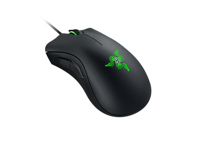 Razer DeathAdder Essential (2021) - Kabelgebundene Gaming-Maus mit Optischem Sensor mit 6400 DPI (5 programmierbare Tasten, Ergonomischer Formfaktor, 10 Millionen Klicks Lebensdauer) Schwarz
