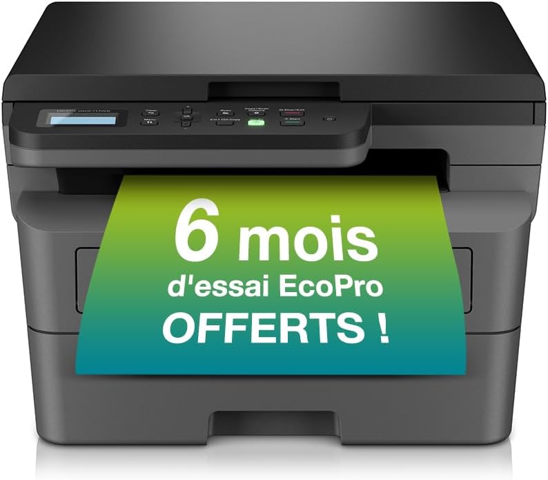 Brother | DCP-L2627DWE | EcoPro | 3-in-1 Monochrom-Laser-Multifunktionsdrucker | 32 ppm | Automatischer Duplexdruck | 2-zeiliges LCD-Bedienfeld