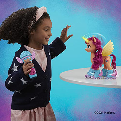 My Little Pony: A New Generation Sunny Starscout Inline-Singendes Rollerspielzeug 22,5 cm mit 50 Reaktionen, Lichter