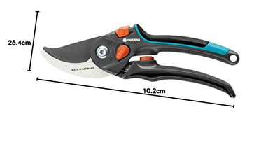 Gardena Gartenschere B/S XL: Pflanzenschonende Baumschere mit Bypass-Schneide für Äste und Zweige, max. Schneid-Durchmesser 24 mm, stufenlose Grifföffnung (8905-20)