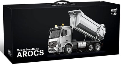s-idee® E590-003 Mercedes Arocs Rc Dump Truck Metall Kipper 1:20 LKW 10 Kanal Kipplader Double E CADA E-590
