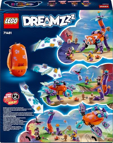 LEGO DREAMZzz 3-in-1 Izzies Traumtiere, magisches Ei mit den Minifiguren Izzy und Dizzy und Tierfiguren, Fantasy-Spielset, Geschenk für Mädchen und Jungen ab 8 Jahren 71481