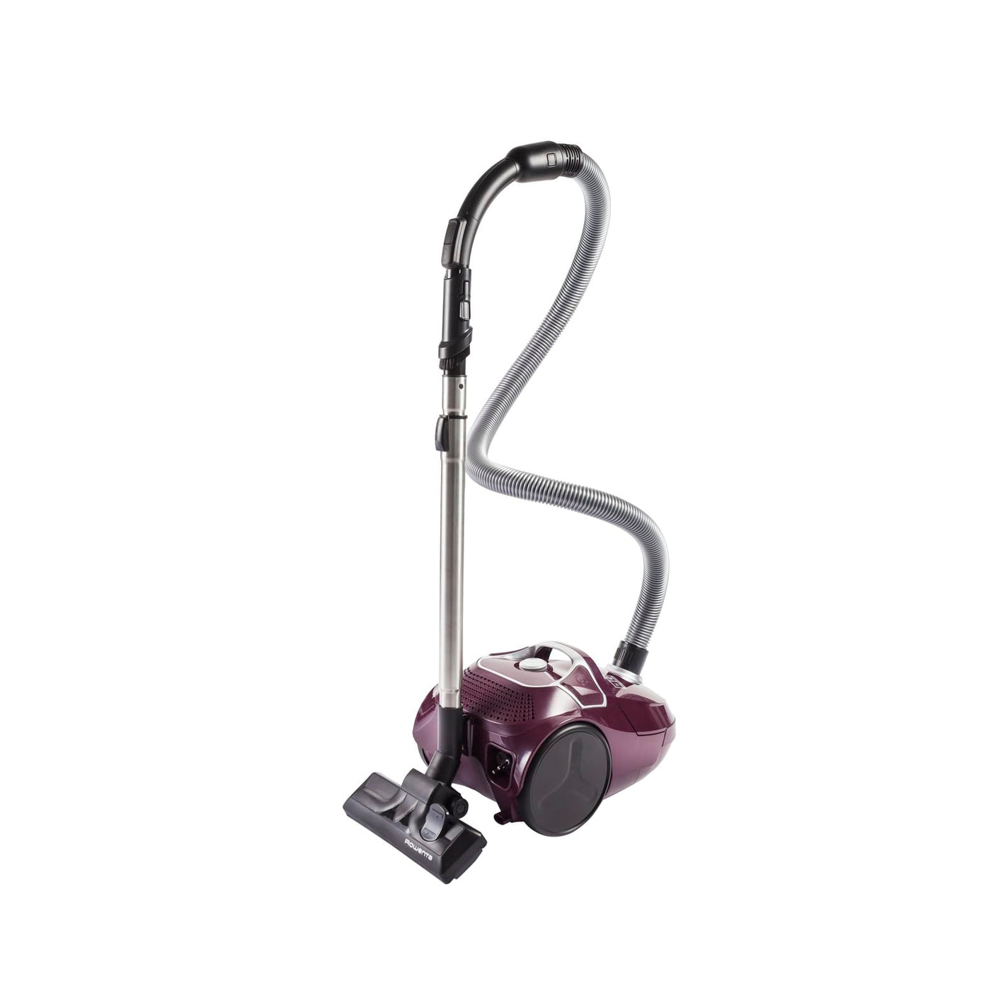 Rowenta Compact Power Staubsauger mit Beutel, 750 Watt, 3 Liter Staubbeutel, 2-in-1-Fugendüse, Home & Car-Set, für alle Bodenarten, kompaktes Design, Bodenstaubsauger, ‎dunkelrot /silber, RO3969EA