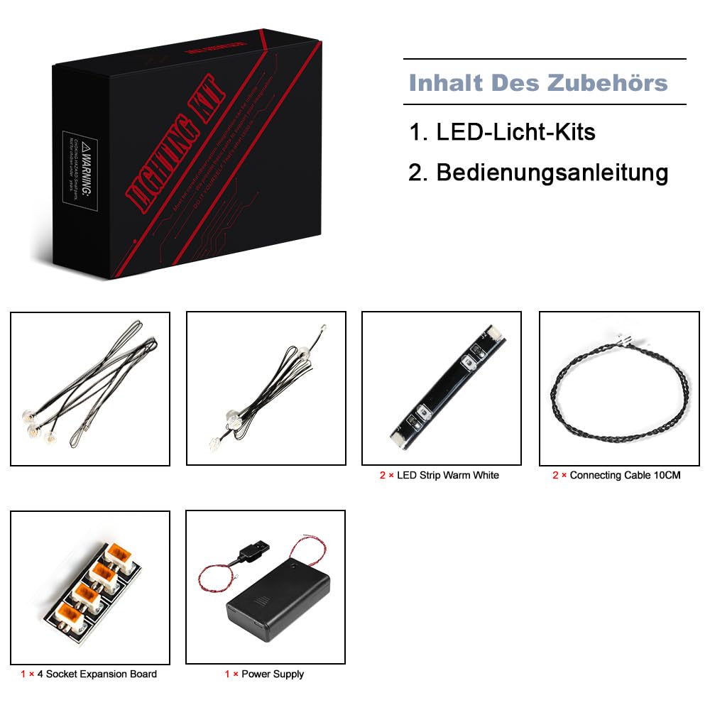 Led Licht Set Kompatibel mit Lego Orchidee (Nur Lichter, kein Baustein), Licht-Kit Compatible with Lego 10311 Orchidee Botanical Collection Set