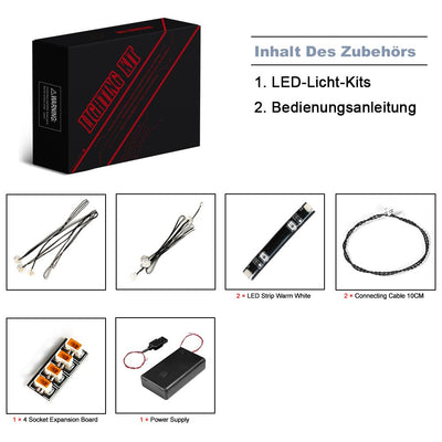 Led Licht Set Kompatibel mit Lego Orchidee (Nur Lichter, kein Baustein), Licht-Kit Compatible with Lego 10311 Orchidee Botanical Collection Set