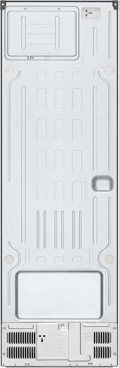 LG GFM61MCCSF, Klasse D, 324 L, Gefriergerät mit Touchdisplay, XXL-Stauraum, DoorCooling+, LINEARCooling, Wi-Fi ꟷ Matte Black