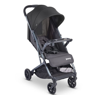 Joovy Kooper Kinderwagen, Leichter Kinderwagen, kompakt zusammenklappbar mit Ablage, grau