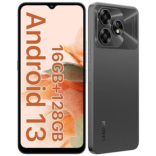UMIDIGI A15C Smartphone Ohne Vertrag 2023, 4G Handy Ohne Vertrag, Octa-Core 16GB(8GB+8GB)+128GB/1TB, 48MP+8MP, 6,7" HD+Display, 5000mAh, Dual SIM Android 13 Simlockfreie Handys, NFC/Face ID/OTG/GPS