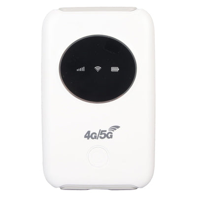 Asixxsix Tragbarer 5G-WLAN-Hotspot-Netzwerk-Router mit SIM-Kartensteckplatz, 300 Mbit/s Hochgeschwindigkeit, Anschluss von Bis zu 10 Geräten, Geeignet für Reisen, Arbeit, Live-Streaming
