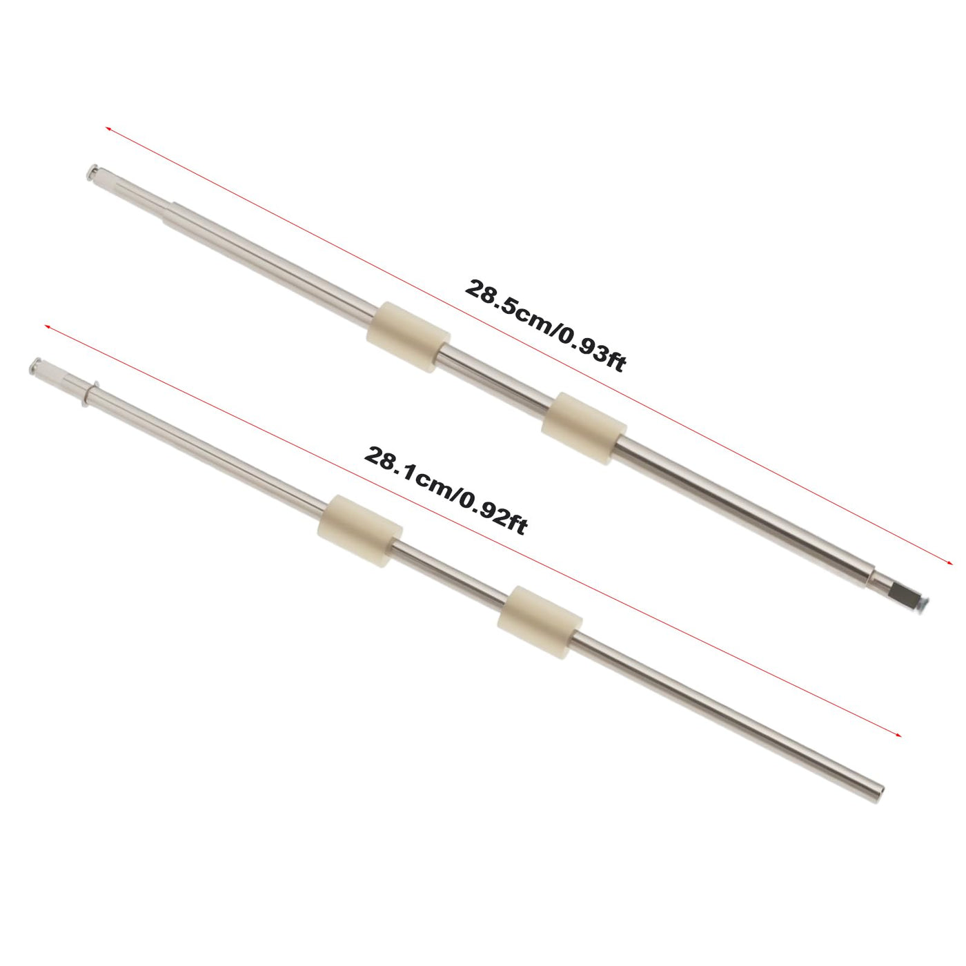 EMSea 1 Paar Scanner-Ersatzrollen (Ausgabe Und Zufuhr) PA03630-Y215 PA03630-G205 Kompatibel mit Fujitsu Fi-6140z/6230z/6240z 28,5 Cm Und 28,1 Cm