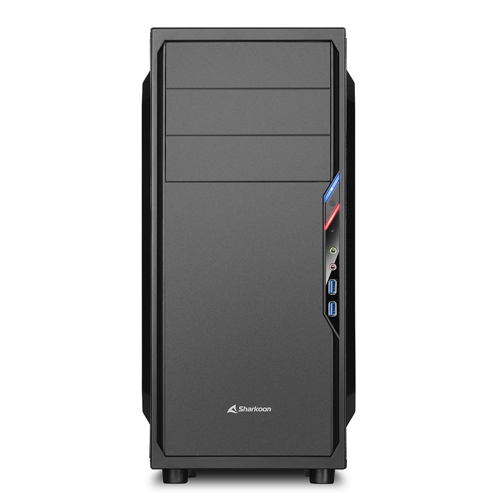 Sharkoon VS4-V PC-Gehäuse (2x USB 3.0, ATX) schwarz