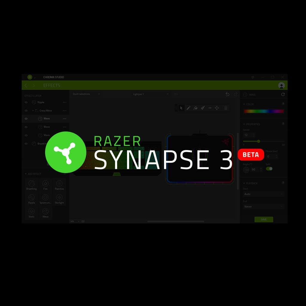 Razer Tartarus V2 - Gaming Keypad (Gamepad mit mecha-membranen Tasten, 32 programmierbare Tasten, 8-Wege Thumbpad, Handballenauflage, Hypershift, RGB Chroma Beleuchtung) Schwarz