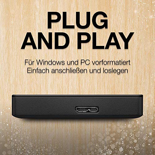 Seagate Portable Drive 2TB tragbare externe Festplatte, 2.5 Zoll, USB 3.0, inkl. 2 Jahre Datenrettungsdienst, Modellnr.: STGX2000400