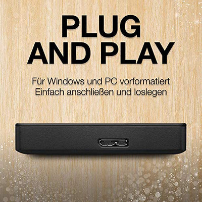 Seagate Portable Drive 2TB tragbare externe Festplatte, 2.5 Zoll, USB 3.0, inkl. 2 Jahre Datenrettungsdienst, Modellnr.: STGX2000400