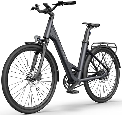 A Dece Oasis ADO e Bike 28 Zoll, E-Bike Air 28 Elektrofahrrad,345,00 Wh Akku, ebike Damen/Herren,Gray