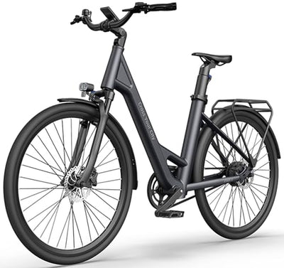 A Dece Oasis ADO e Bike 28 Zoll, E-Bike Air 28 Elektrofahrrad,345,00 Wh Akku, ebike Damen/Herren,Gray