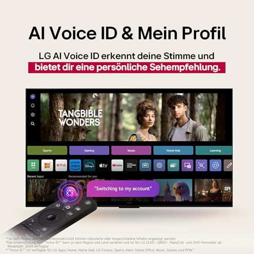 LG 50QNED86A6C TV 50 Zoll (127 cm) 4K QNED evo AI TV (α7 Gen8 4K AI Prozessor, webOS 25, 60Hz) [Modelljahr 2025]
