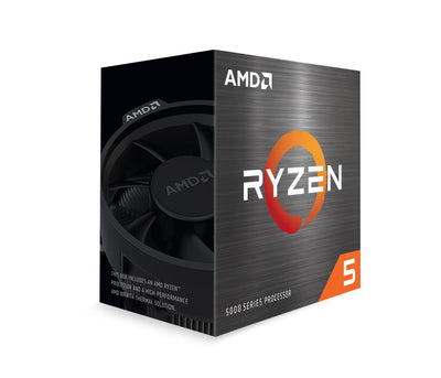 AMD Ryzen 5 5500 Prozessor (6 Kerne/12 Threads, 65W TDP, AM4 Sockel, 19 MB cache, Bis zu 4.2 GHz max boost, wraith stealth Kühler)